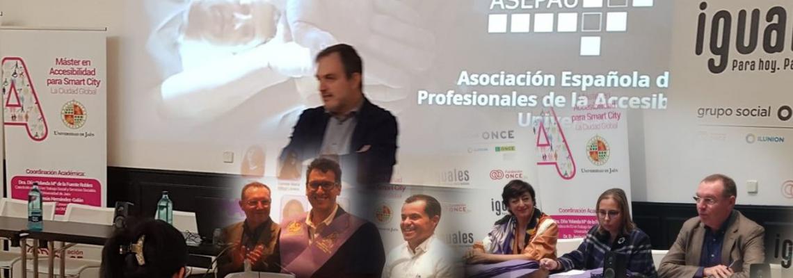Varias imágenes de socios y de la presentación de ASEPAU en la MAW