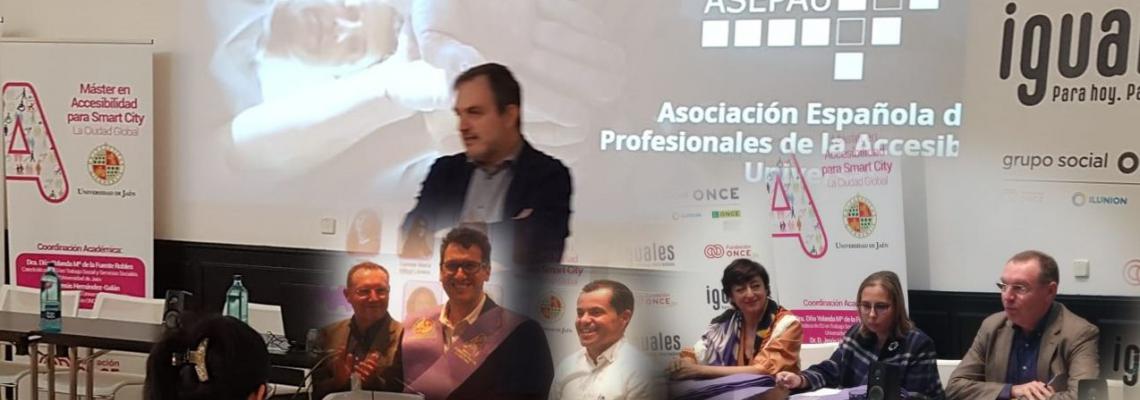 Varias imágenes de socios y de la presentación de ASEPAU en la MAW